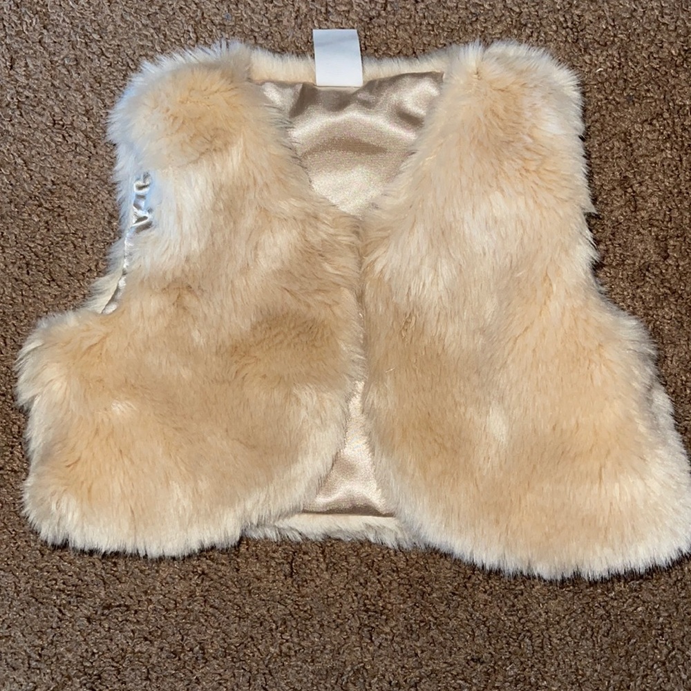 Baby fur vest